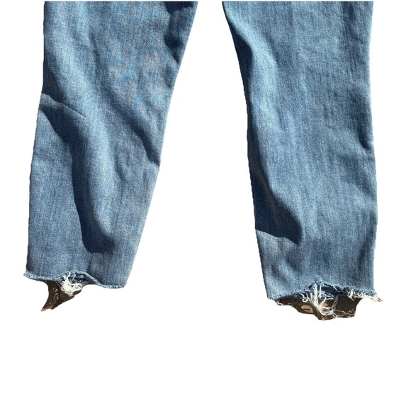 Judy Blue‎ Women's Boyfriend Fit Blue Jeans Size 13/31 X26 Raw Hem Mid Rise - Picture 6 of 9